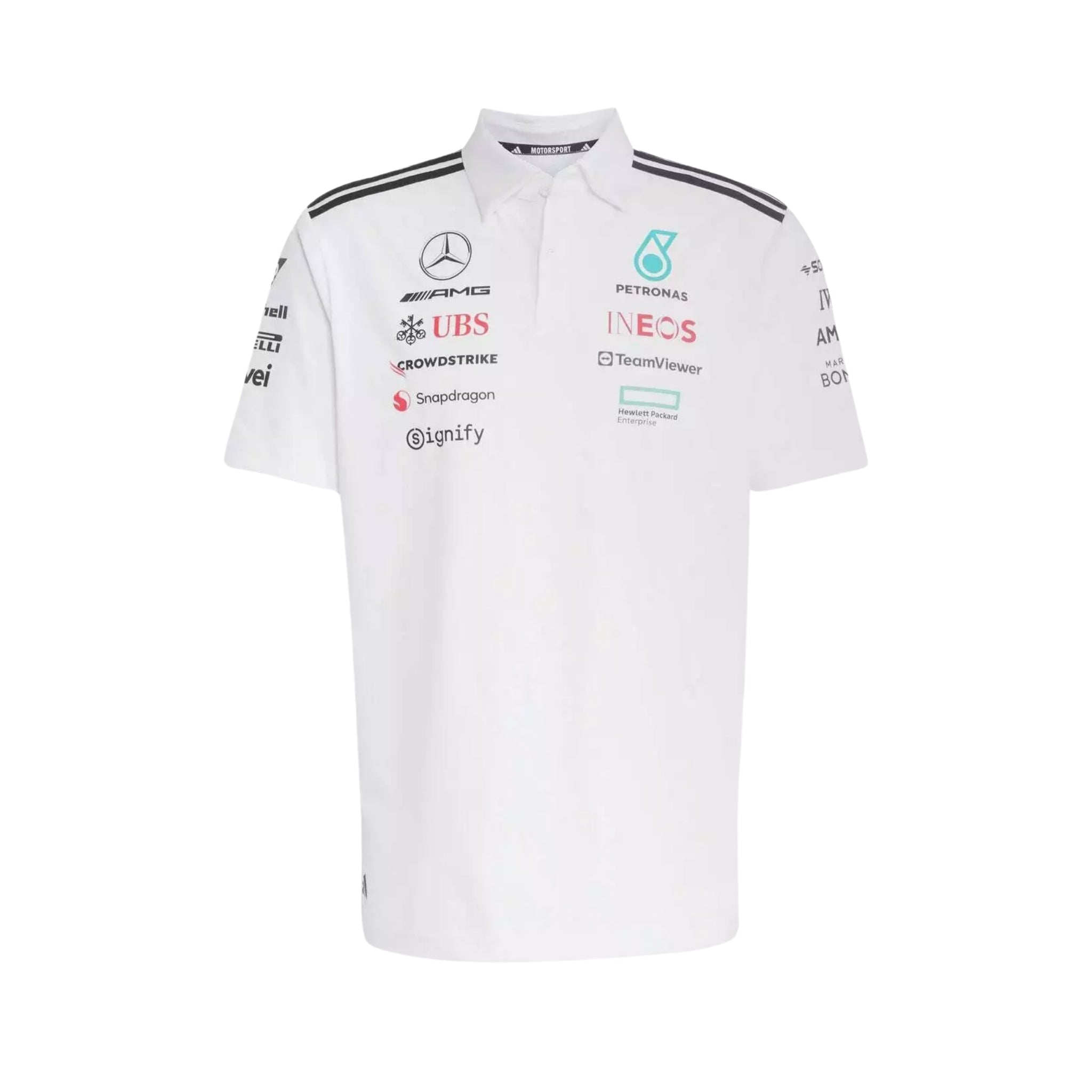 Polo Mercedes AMG Petronas F1 2025 - Blanc
