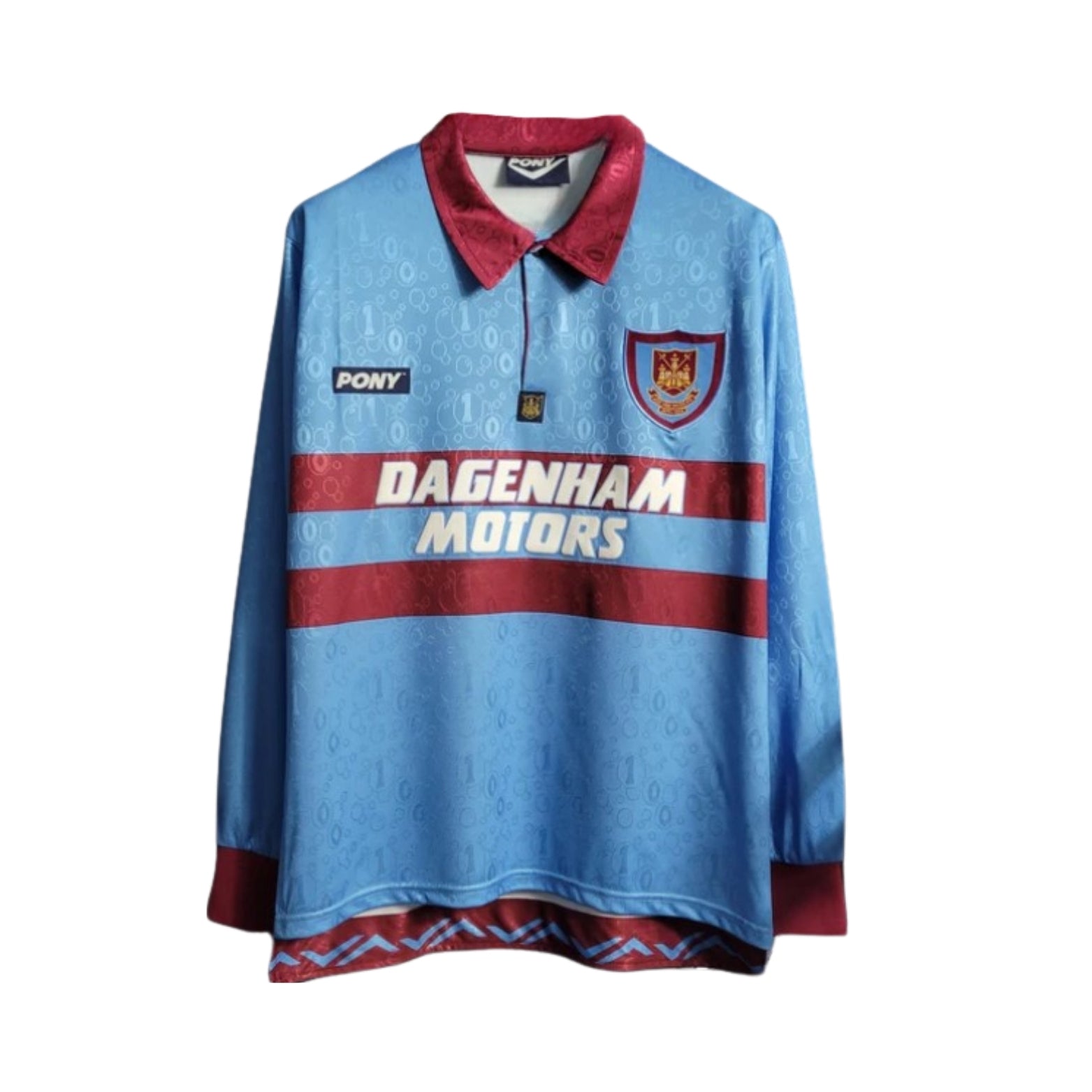 West Ham United Extérieur 96/97 - Manches Longues