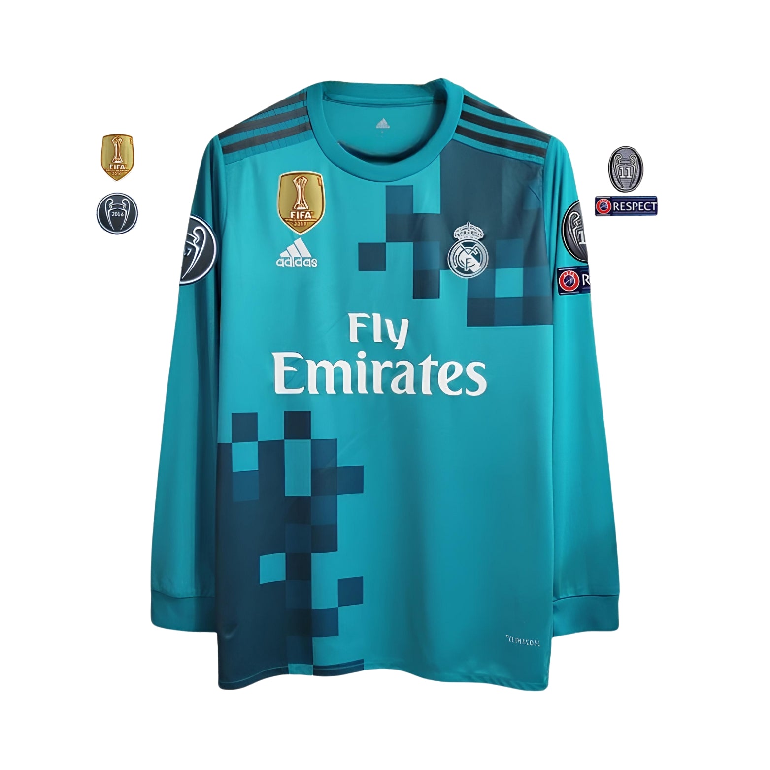 Real Madrid Troisième 17/18 - Manches Longues